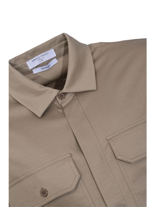 Camicia in cotone DANIELE FIESOLI | DF 4252FANGO